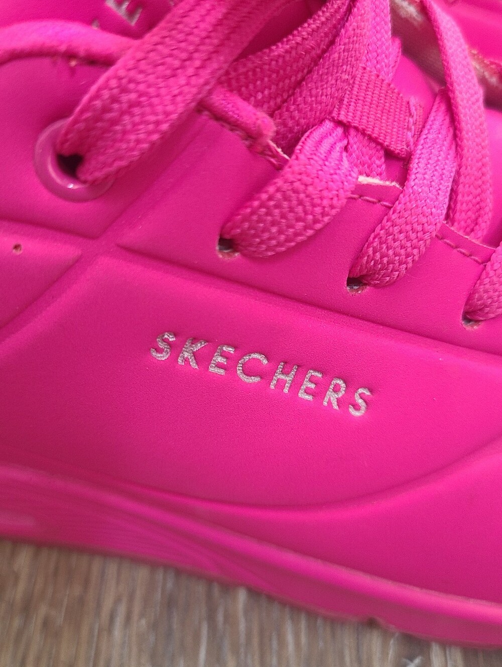 Skechers Hot Pink Memory Foam Sneakers Size 8 - Picture 7 of 10